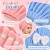 Gorro de microfibra para el cabello, suave y absorbente, de