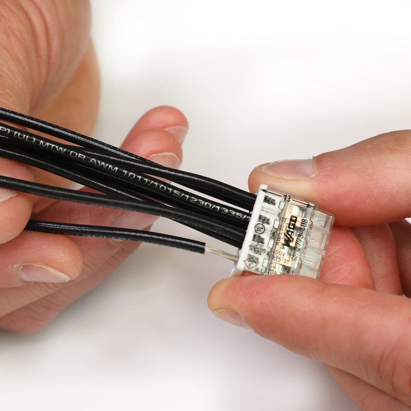 2773-408 | WAGO Wall-Nuts® PUSHWIRE® Splicing Connector | for Solid