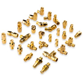 YILIANDUO SMA Antenna Adapter Set - SMA Male & Female RF Coaxial Connector for 2G/3G/4G LTE Antenna, Router, Ham Radio, DAB, WLAN, WiFi