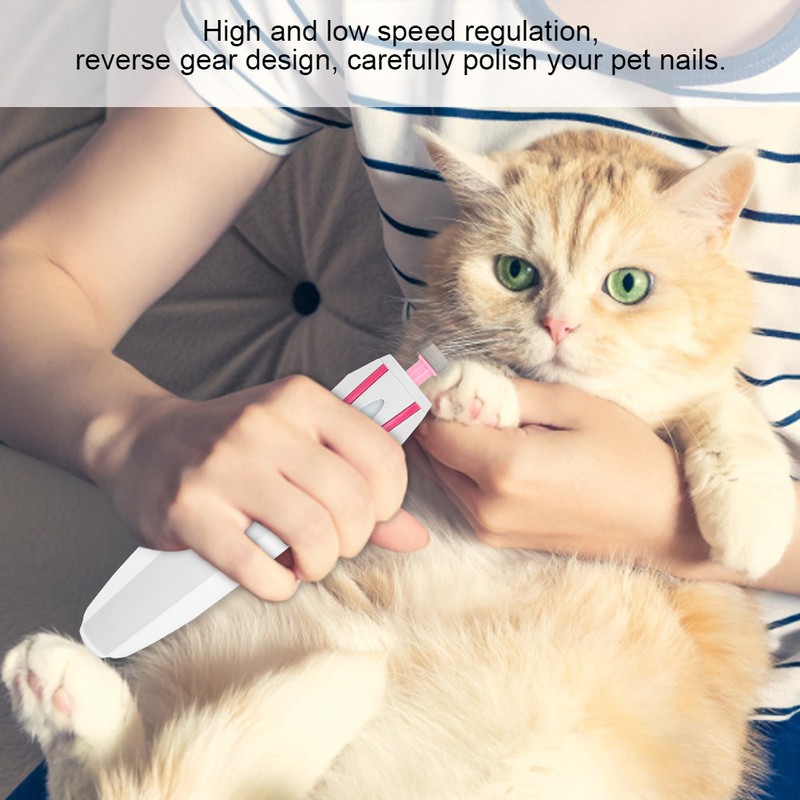 2 in 1 Dog Electric Nail Grinder Pet Trimmer with