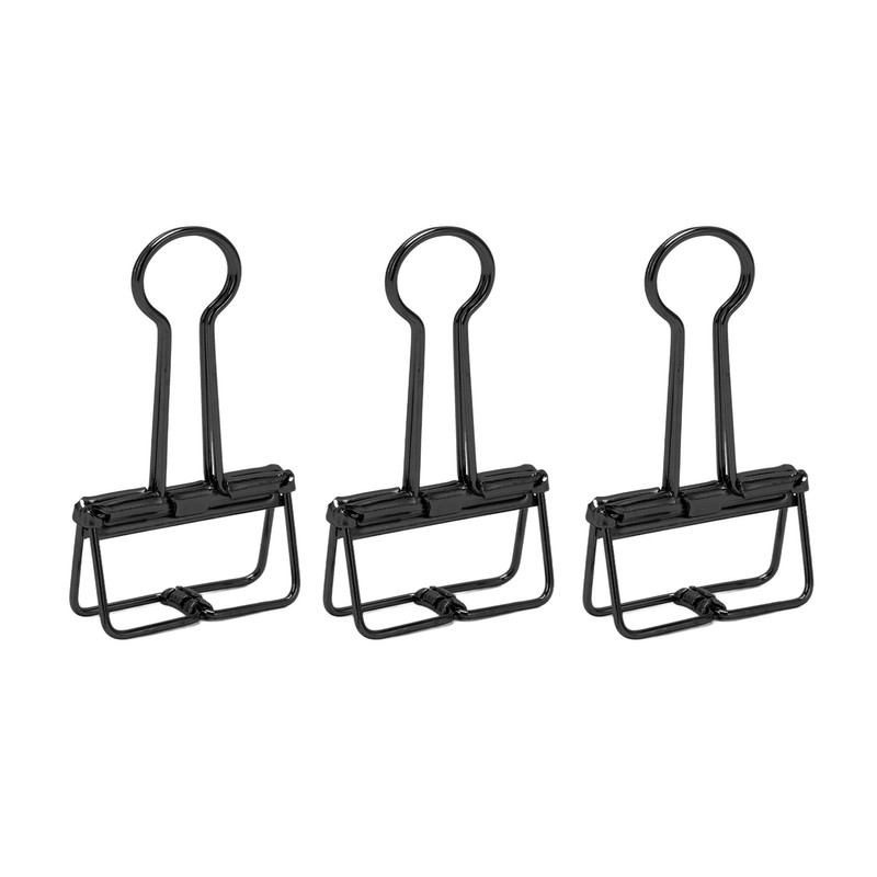 50Pcs Hollow Binder Clips Metal Paper Binder Clips for Documents
