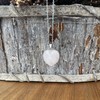 Semi Precious Heart Stone Necklace - Women's Love Amulet Anhänger