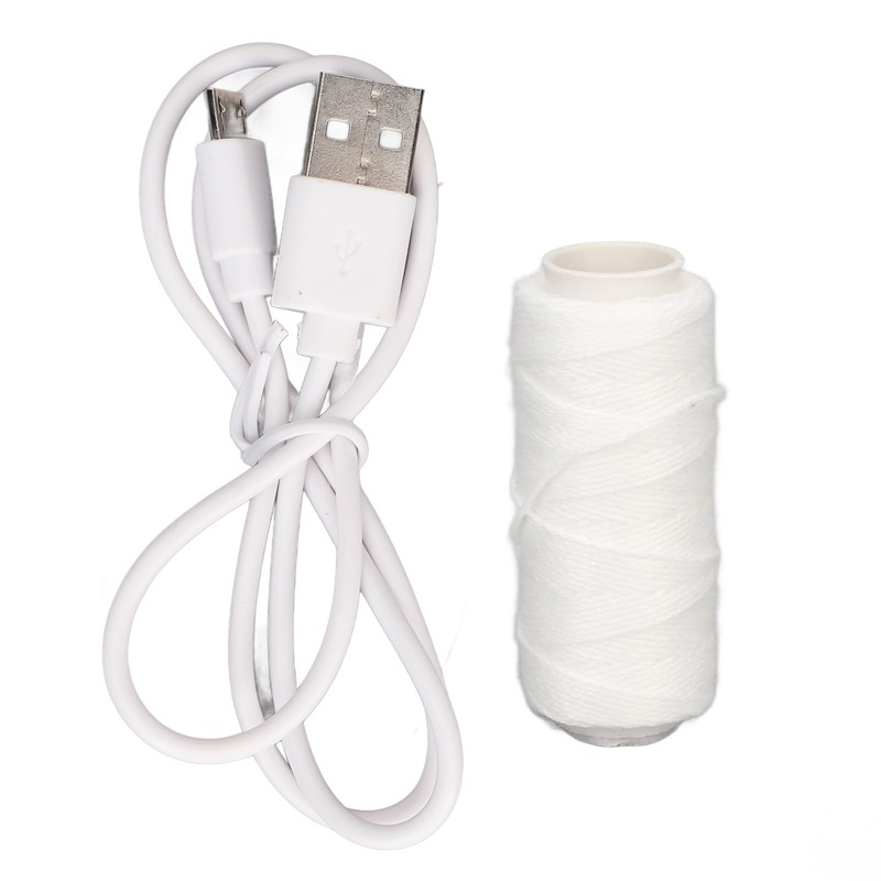 Electric Facial Threading Hair Removal Epilator LED USB Rechargeable Cordless