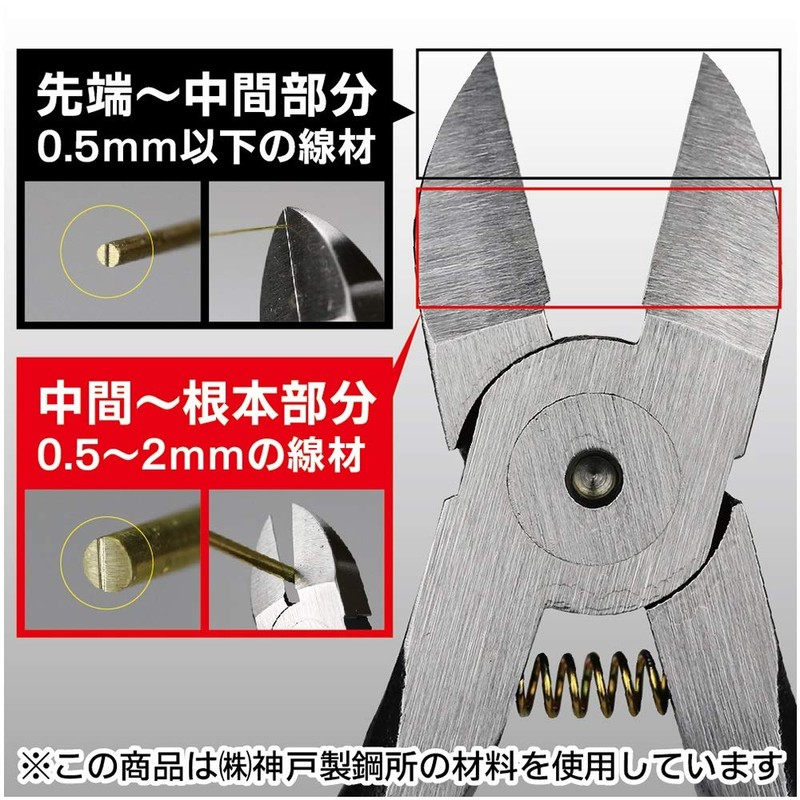 GodHand GH-SWN-125 Metal Line Nipper Tool for Plastic Models