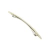 VINGTAINE H7560-IV- Barrette, Long, Thin, Marble Pattern, Tortoise Shell Style,