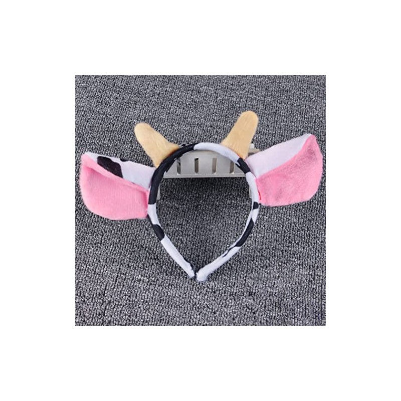 She's Shining Cow Ears & Horn Headband Headwear Women Christmas