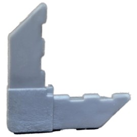 Generic Outside Screen Frame Corner, 5/16 in. x 3/4 in., Gray Plastic (20 Pack)