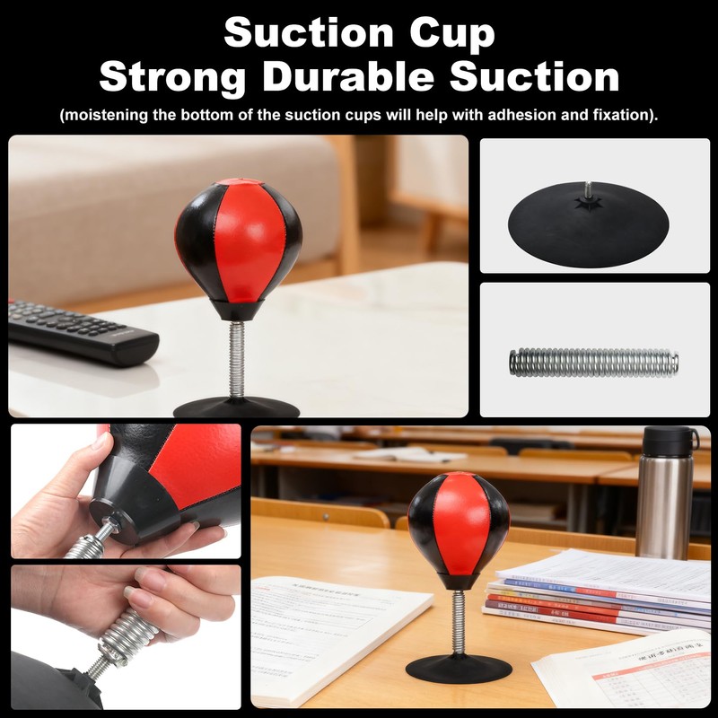 Punching Bag,Portable Strong Suction Cup Boxing Bag Speed Balls,for Home