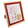 VANJOH EX 106639 Shikishi Frame Gold (Matte Red) with Stand