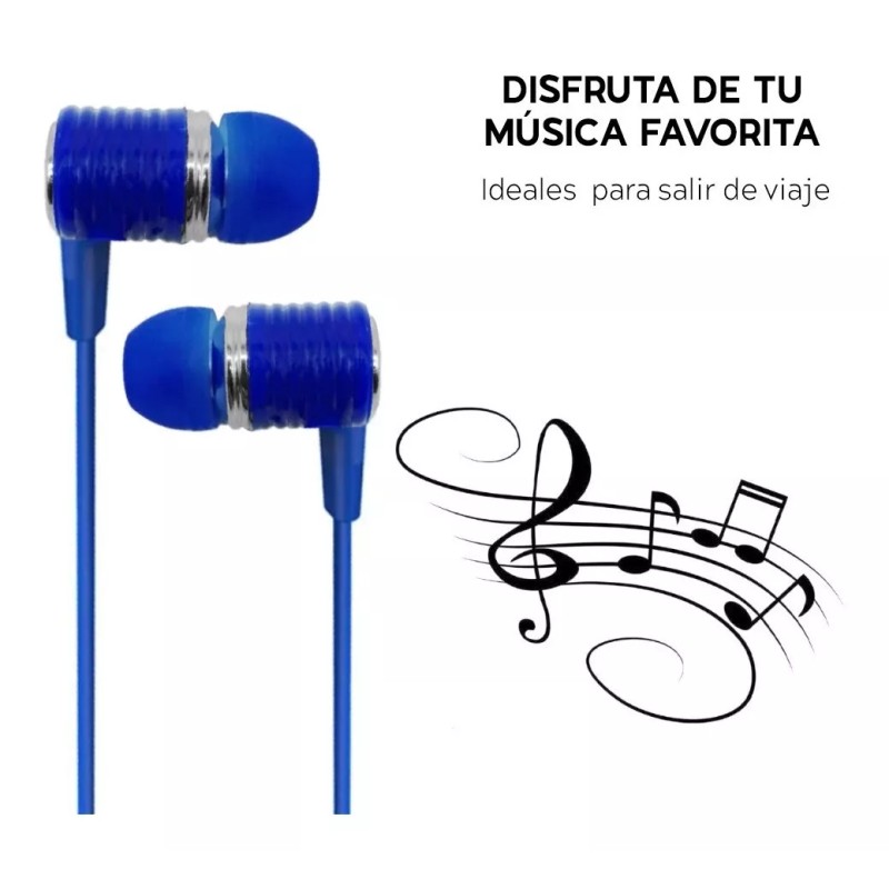 Maíz Audifonos Alambricos Celular Manos Libres Microfono In Ear