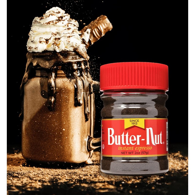 Butter-Nut Instant Espresso Coffee, 2 Ounce