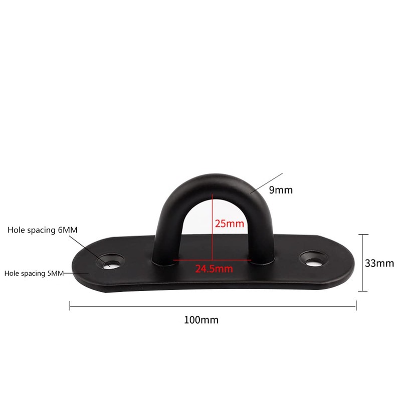 MACHSWON Stainless Steel Hook 100mm,U-Shaped Hook Heavy Duty Ceiling Hooks,