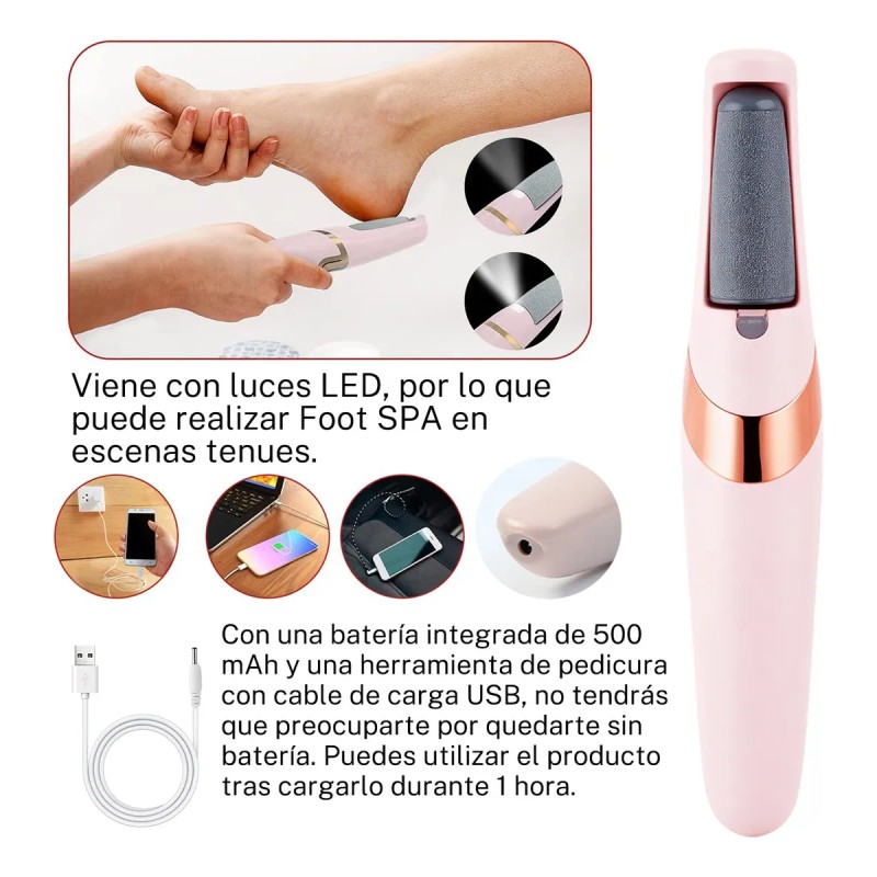 Aparato De Pedicura Eléctrico Con Papel De Lija Para Pies
