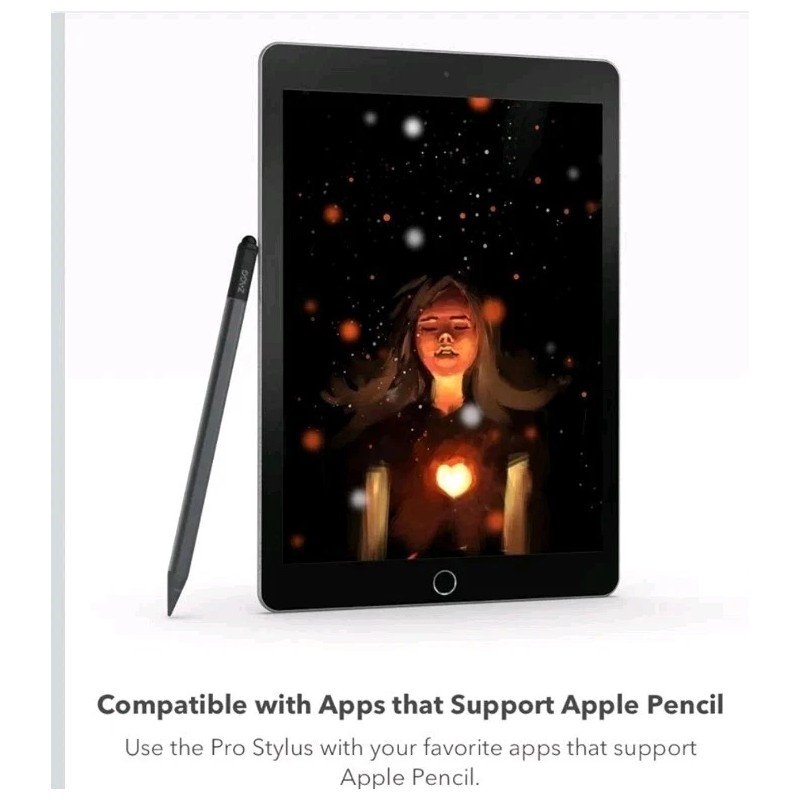 ZAGG Pro Stylus with Active & Capacitive Tips, Palm Rejection,