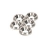 PrecisionGeek Washers made of aluminium countersunk washers, bowl shape, recessed