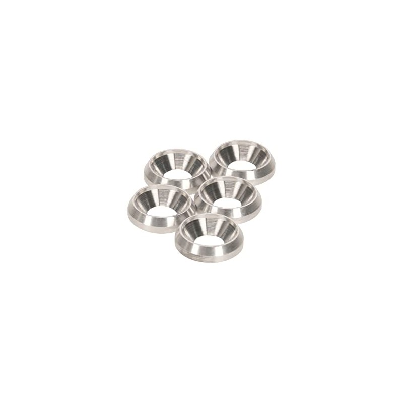 PrecisionGeek Washers made of aluminium countersunk washers, bowl shape, recessed