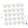 MAGICLULU 25pcs Hollow Out Cupcake Wrappers Elegant Lace Paper Baking