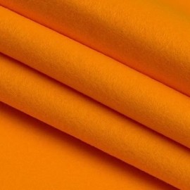 M01652-YD MOREZMORE Thin Felt for Doll Clothes or Puppets Orange 1 Yard 36" x 35" Fabric Light Weight Soft Rayon Felt MOREZMORE