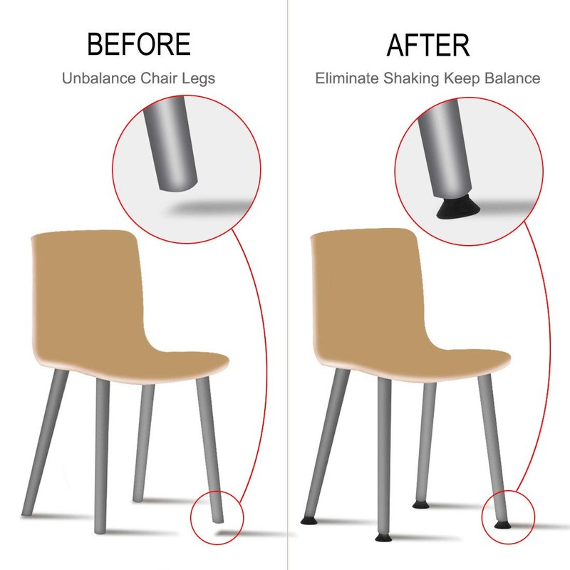 Sourcingmap M6 x 17 x 24 Screw on Leveling Feet