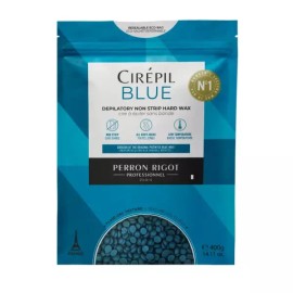 Cirepil - 파란색 400g / 14.11온스 하드 왁스 비즈 백 얼굴 및 바디 무향 스트립 필요 없음 민감한 피부 [800g Beads] Cirepil - Blue 400g / 14.11oz Hard Wax Beads Bag for Face and Body Unscented No Strips Needed Sensitive Skin [800g Beads]