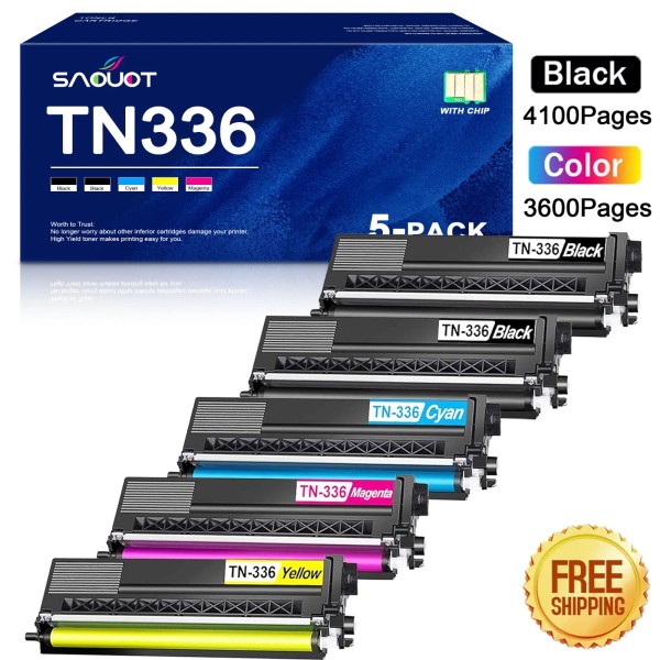 SAOUOT TN336 Toner Cartridge For Brother HL-L8250 HL-L8350CDW MFC-L8600CDW L9550CDW