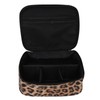 2pcs Leopard Print Makeup Bag Waterproof Multifunction Large Capacity Leopard