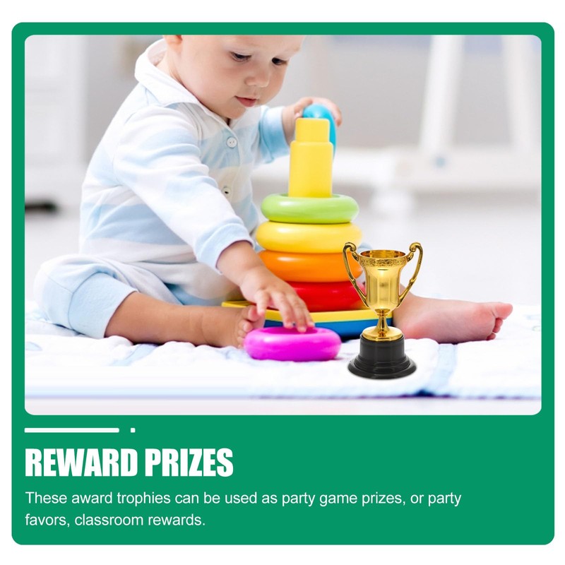 NUOBESTY 20pcs Cup Trophy Plastic Award Trophy for Children Competitions