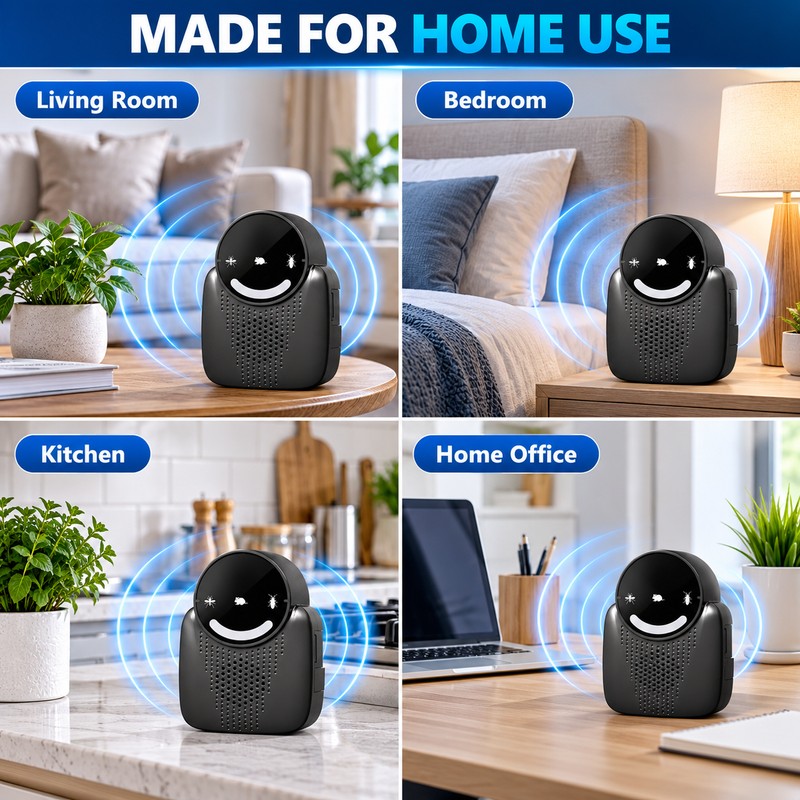 Ultrasonic Pest Repeller for Home – Variable Frequency 3-Mode Electronic
