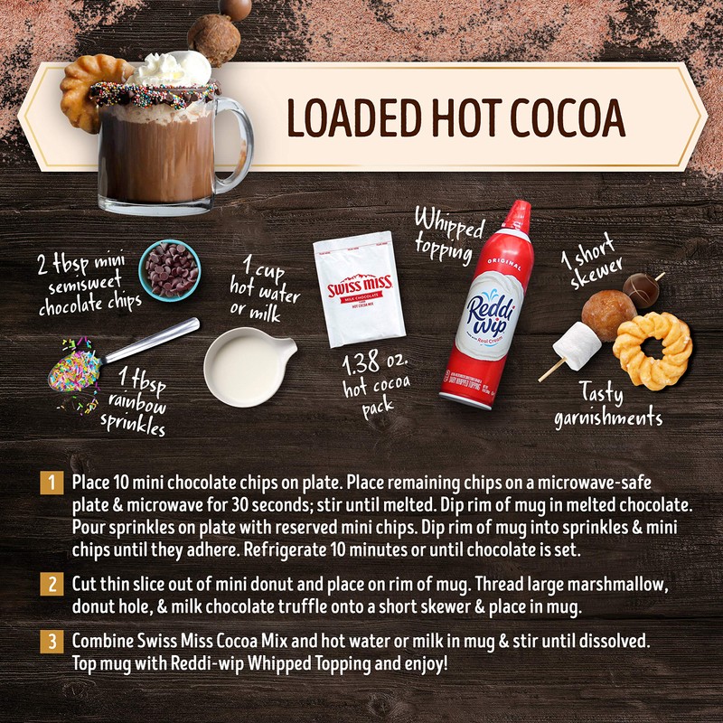 Swiss Miss Simply Cocoa Dark Chocolate Flavor Hot Cocoa Mix,