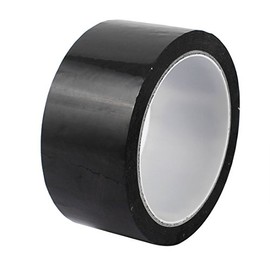 uxcell 50mm Single Sided Strong Self Adhesive Mylar Tape 50M Black