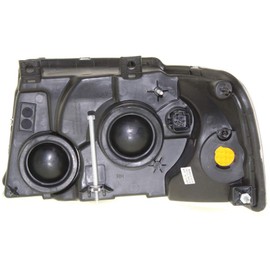 CarLight360: For 2003 04 05 2006 Ford Expedition Headlight Assembly Passenger Side w/Bulbs Black Housing DOT Certified Replacement for FO2503198