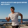 6PCS Wave Cap for Men and Women Breathable Short Black