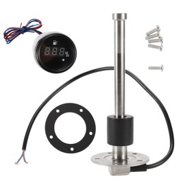 A ABSOPRO 200mm Fuel Sending Unit and Gauge Kit 7.9" for Boat Car Truck RV Fuel Sending Unit Marine Fuel Sender Unit