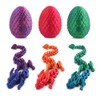3D Printed Dragon Egg, 12 inch Crystal Dragon Fidget Toys,