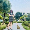 BMart Home Vietnamese Broom, Long Handle Indoor & Outdoor Floor