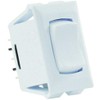 JR Products 12695 White SPDT Mom-On/Off/Mom-On Switch