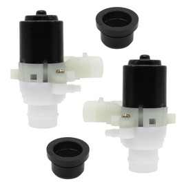 2 Pack Truck Windshield Wiper Washer Fluid Pump with Rubber Washers Replacement For Kenworth T880 T680 and Peterbilt 104307 T4695001 104252