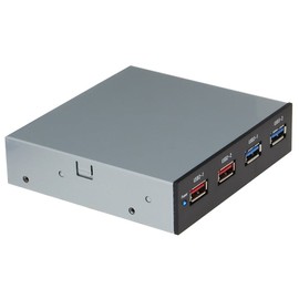 SEDNA - USB 3.0 2 Ports + USB BC 1.2 Charging 2 Ports - Floppy Bay Front Panel for Desktop PC