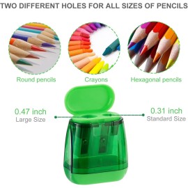 Sonuimy Pencil Sharpeners, 4 Pcs Manual