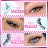 Yawamika 야와미카 바텀 래쉬 클러스터 DIY 하부 속눈썹 연장 5-8mm