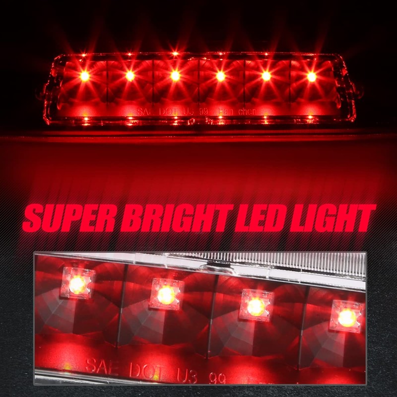 Auto Dynasty Rear High Mount Black Housing LED 3rd Third