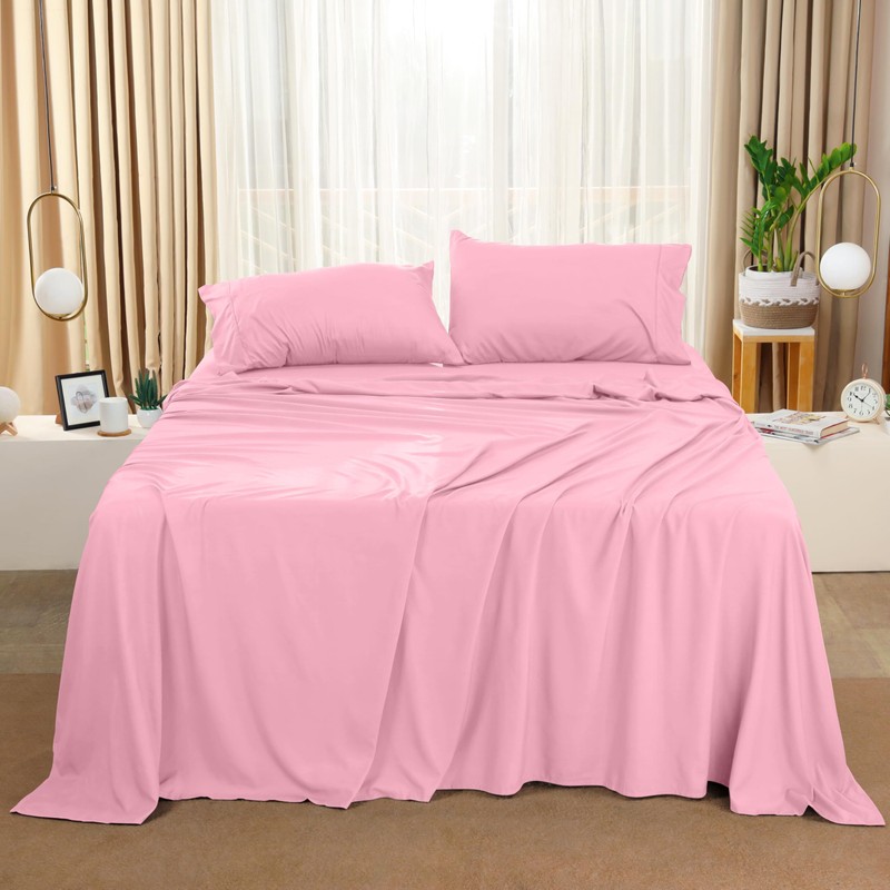 Utopia Bedding King Bed Sheets Set - 4 Piece Bedding