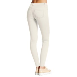 Hybrid & Company Womens Hyper Ultra Stretch Comfy Skinny Leg Work Casual Pants P44876SK Off White L