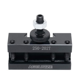 Accusize Industrial Tools Style Bxa Boring, Turning and Facing Holder, for 3/4" Turning Tools, Quick Change Tool Holder, Style 2 Ex-Large, 0250-0202T