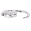 1 x Apple-Pattern Folding Bag/Handbag/Purse Hook Hanger Holder---Silver