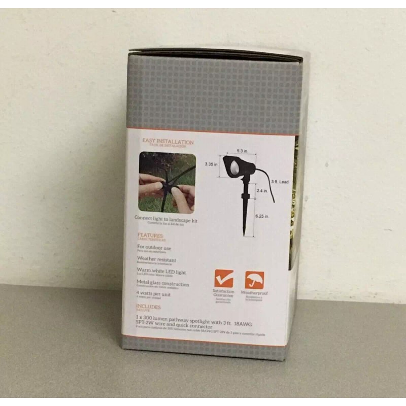 Living Accents 56110 Black Low Voltage 4 W LED Pathway