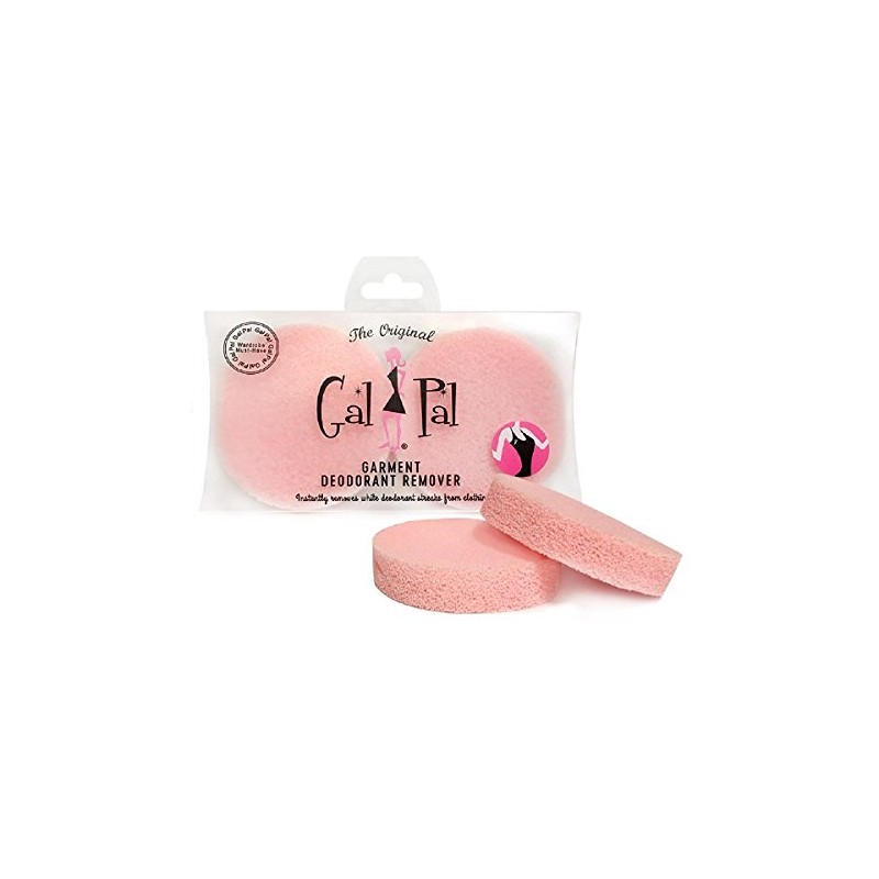 Deodorant Be-Gone Remover Sponge, 2 Count (Pink)