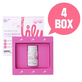 Dr. Y Lilly Probiotics 4 Boxes, Female Vaginal-Derived Probiotics, Zinc, Rosella / 닥터와이 릴리유산균 4박스 여성 질 유래 유산균 아연 로셀사