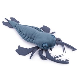 lilizzhoumax Feather-winged horseshoe crab Plush Toy 45cm/17inch Cute Realistic Stuffed Ancient Creatures Super Soft Home Decoration Perfect Playtime Companions Gift for Kids Boys Girls - blue