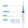 Ylemnf 3cc Syringe 3ml 23 Gauge 1 Inch 25mm with